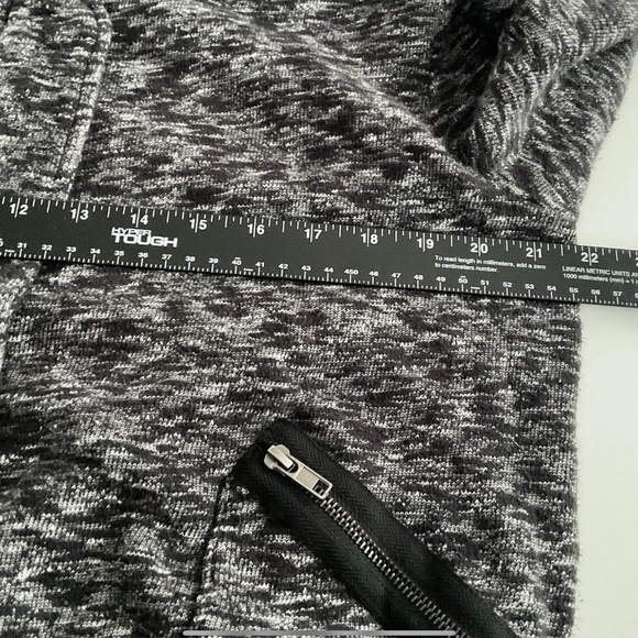 Urban Outfitters Silence+Noise Bomber Jacket Sz L Gray Full Zip High Neck Casual - Picture 8 of 9